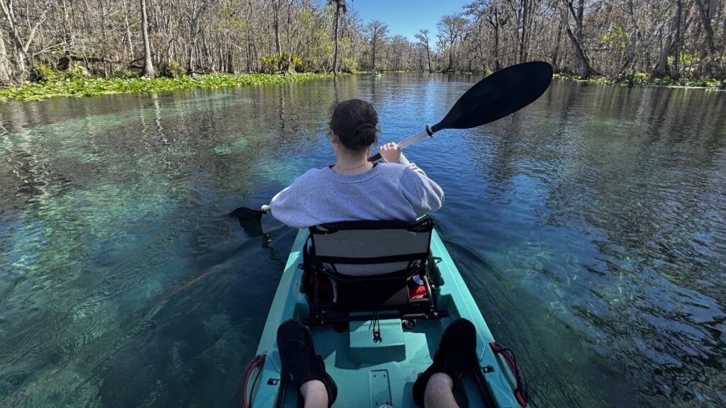 Kayaking on the Silver River at Silver Springs State Park